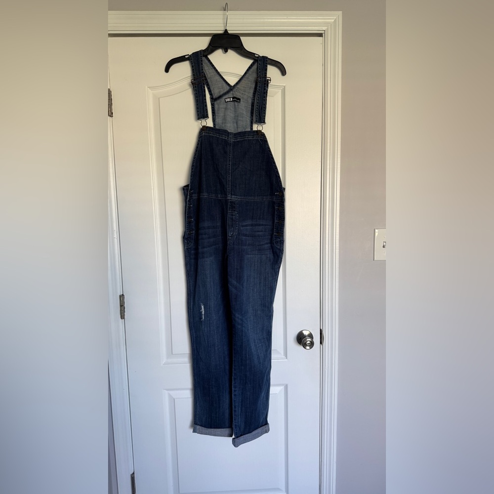 Denim overalls